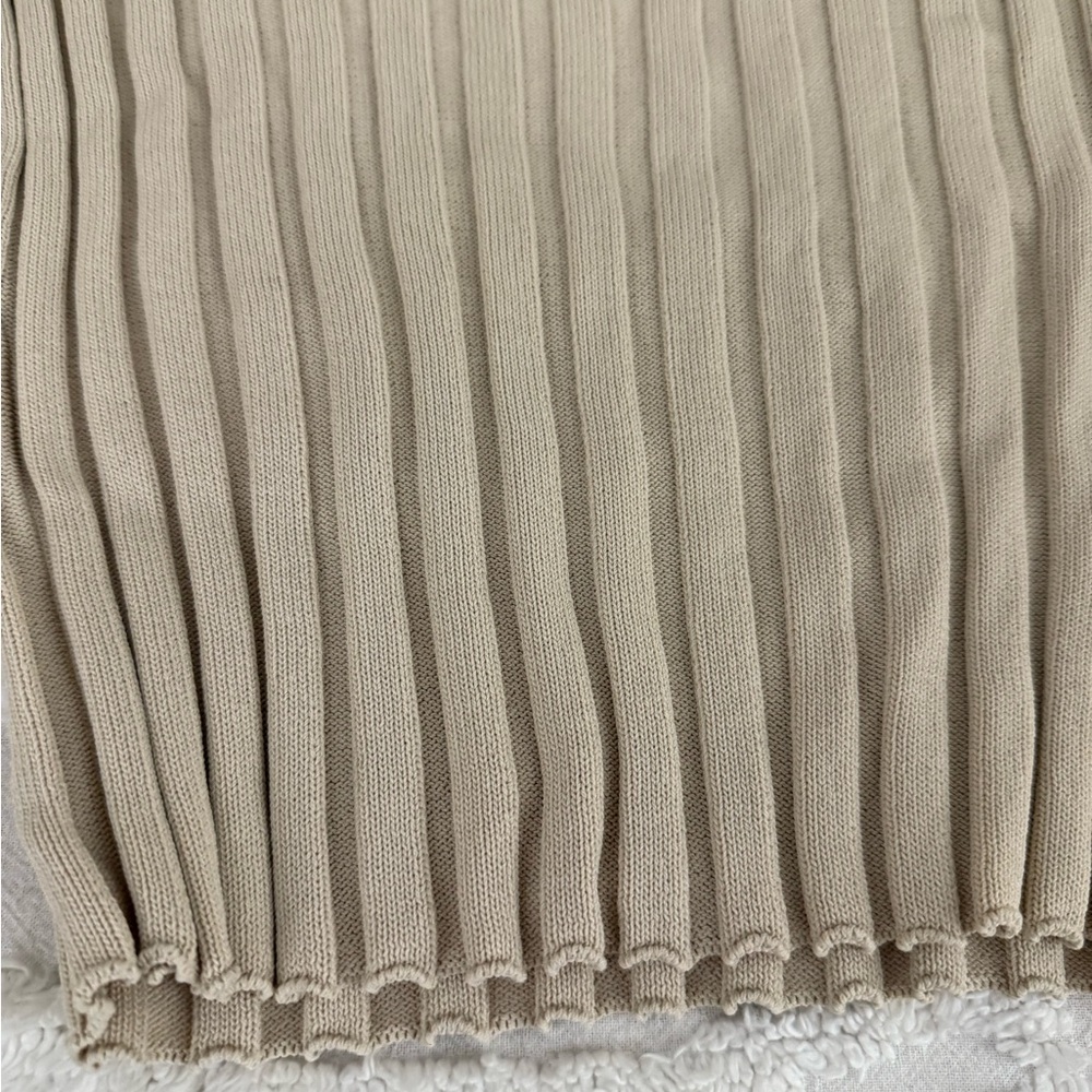 House of Harlow 1960 Ribbed Tan Sweater - Picture 8 of 10